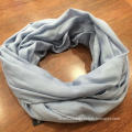 Pure Color Polyester Yarn Infinity Scarf